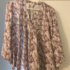 Merona flowy sleeve top